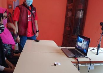 Siswa SD Tanoyan Bolmong Audiens Dengan Tiga Menteri