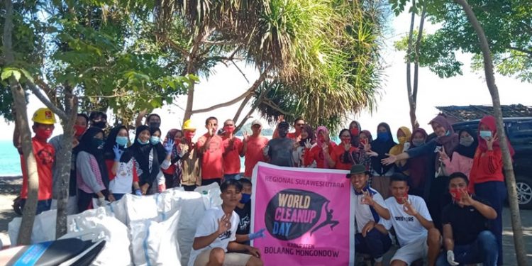 World Cleanup Day di Bolmong Berhasil Kumpul 1.3 Ton Sampah