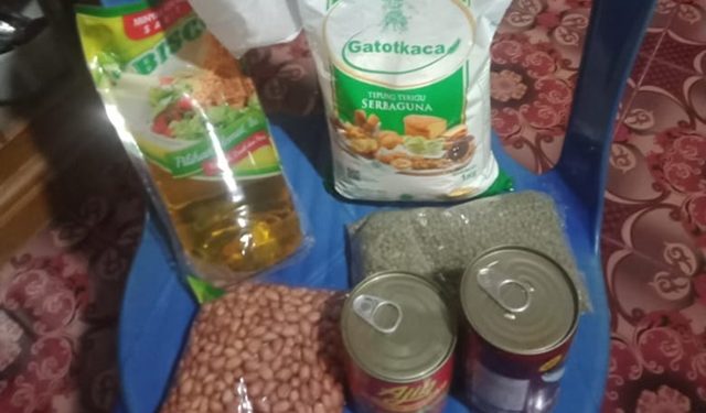 Bantuan sosial yang diserahkan