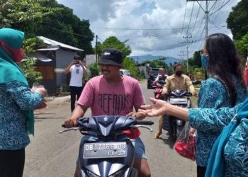 TP-PKK Bolmong Gebrak Masker di Passi Barat