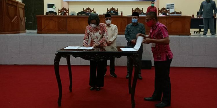 DPRD Bolmong Paripurnakan APBD Perubahan Tahun Anggaran 2020