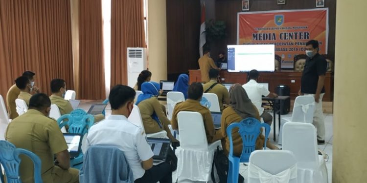 Pelatihan Tanda Tangan elektronik yang digelar Diskominfo Bolmong