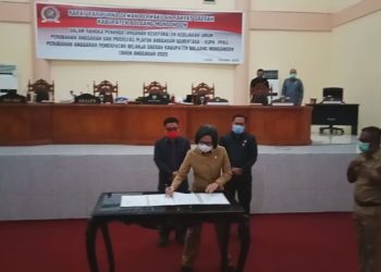 Pemkab dan DPRD Bolmong Sepakat Bahas APBD Perubahan Tahun Anggaran 2020