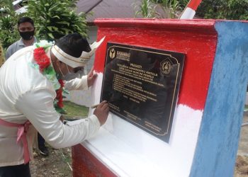 Bawaslu Sulut Resmikan Tiga Desa Sadar Hukum di Kabupaten Talaud