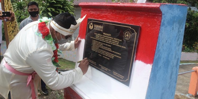 Bawaslu Sulut Resmikan Tiga Desa Sadar Hukum di Kabupaten Talaud