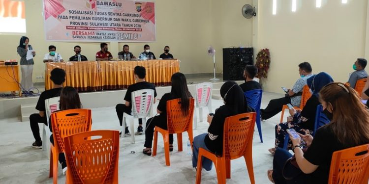 Bawaslu Sulut Gencar Sosialisasikan Tugas Sentra Gakkumdu