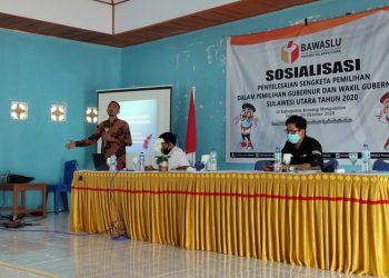 Bawaslu Sulut Sosialisasi Penyelesaian Sengketa Pilkada 2020 di Bolmong