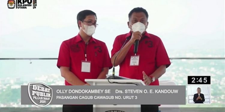 Debat Publik Pilgub Sulut, Pasangan ODSK Tampil Berkelas