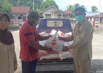 Pemkab Bolmong Tuntas Salurkan Bansos Sembako di 15 Kecamatan