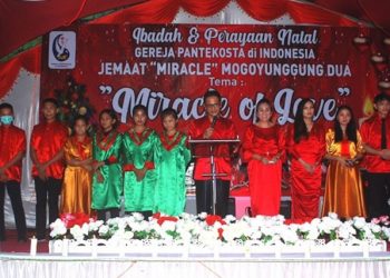 Pemkab Bolmong Rayakan Ibadah Pra Natal