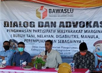 Sosialisasi di Bolmut, Awaludin Minta Dukcapil Awasi Warga Dari Luar Daerah