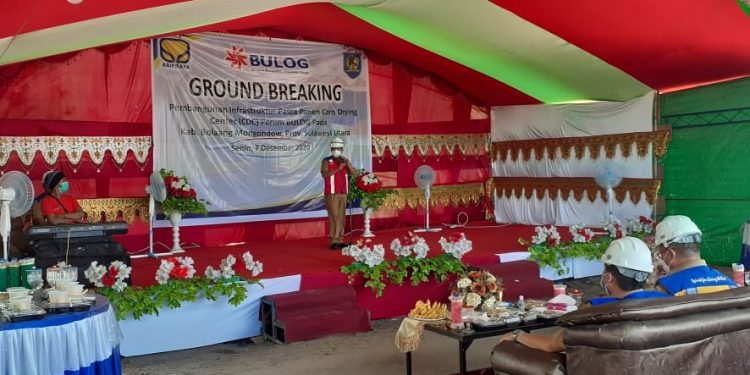 Tahlis Letakkan Batu Pertama Pembangunan Corn Drying Center