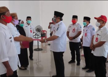 Kepala Desa se Bolsel Terima Pagu DD dan ADD Tahun 2021