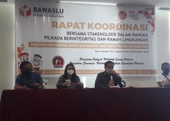 Bawaslu Sulut Gandeng Wartawan Rakor Terkait Pilkada Sulut 2020