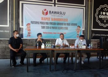 Bawaslu Sulut Ajak Masyarakat Tolak Politik Uang Pada Pilkada 2020