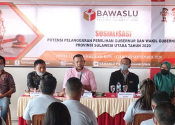 Bawaslu Sulut Gencar Sosialisasikan Potensi Pelanggaran PIlkada