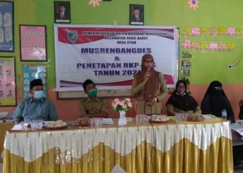 Musrenbang Tingkat Desa di Bolmong Mulai Dilaksanakan