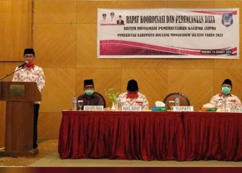 Pemkab Bolsel Rakor Perencanaan Data Melalui Aplikasi SIPD