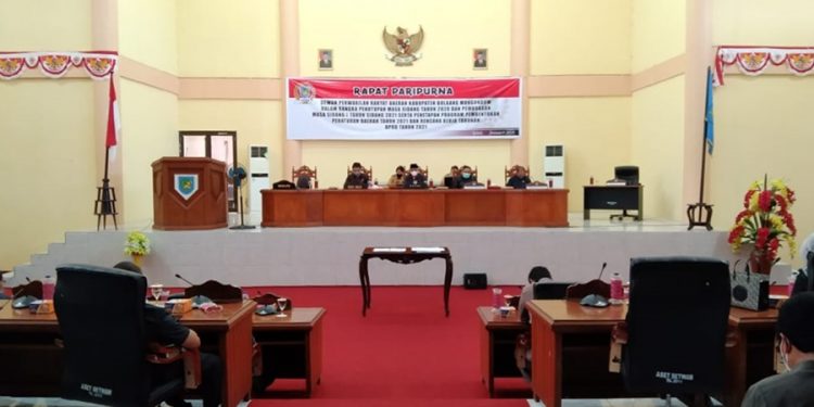 DPRD Bolmong Menggelar Paripurna Buka Tutup Masa Sidang