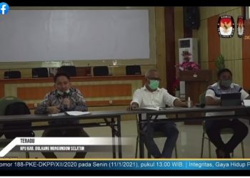 DKPP Sidang Anggota KPU Kabupaten Bolsel