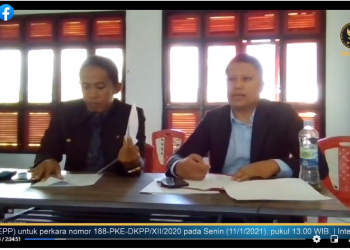 DKPP Diminta Berhentikan Anggota KPU Bolsel Topan Bolilio