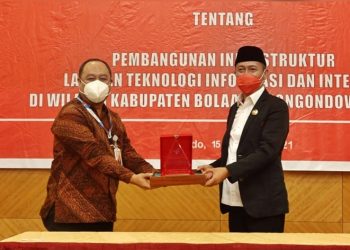 Janji Iskandar-Deddy Bawa Internet Masuk Desa di Bolsel Terbukti