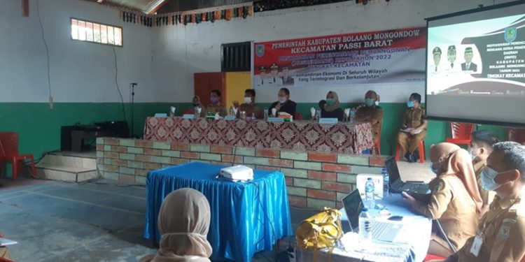 Bappeda Bolmong Menggelar Musrenbang Tingkat Kecamatan