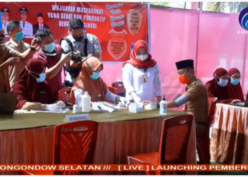 Kabupaten Bolsel Canangkan Vaksinasi Massal