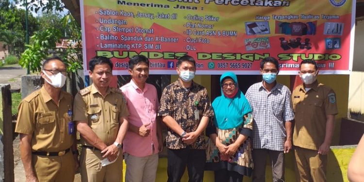 Dinilai Kreatif, Dua Bumdes di Kecamatan Passi Barat Dapat Kunjungan dari Dinas PMD Provinsi