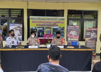 Polres Bolmong Ungkap Residivis Curanmor dan Amankan Ratusan Liter Cap Tikus