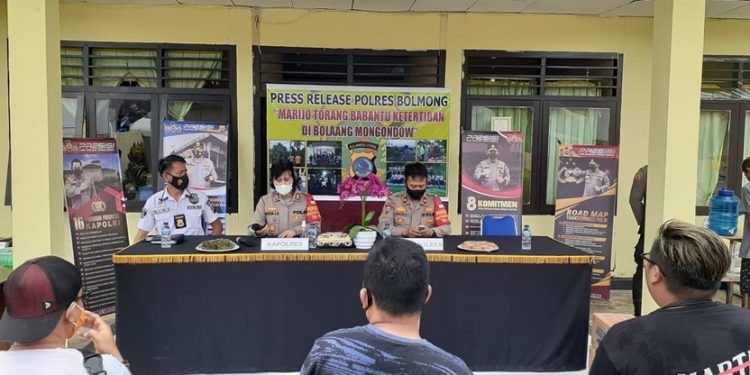Polres Bolmong Ungkap Residivis Curanmor dan Amankan Ratusan Liter Cap Tikus