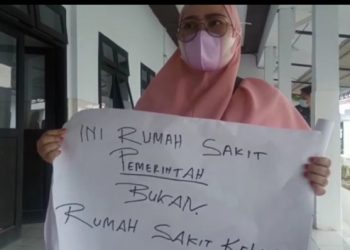 THL di RS Kotamobagu Demo Lantaran Diganti Sepihak