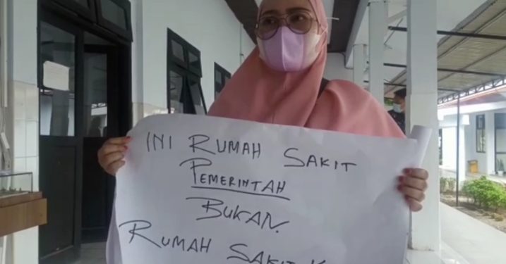 THL di RS Kotamobagu Demo Lantaran Diganti Sepihak