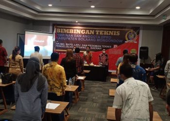 Tingkatkan Kapasitas dan Peningkatan Kompetensi SDM, DPRD Bolmong Ikut Bimtek