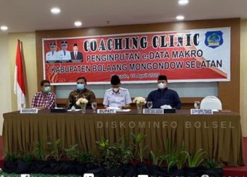 Bupati Bolsel Tutup Coaching Clinic Penginputan RPJMD dan Renstra
