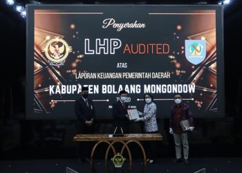 Kabupaten Bolmong Raih Opini WTP dari BPK