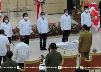 Iskandar Kamaru Dikukuhkan Sebagai Anggota Dewan Kehormatan PMI Sulut