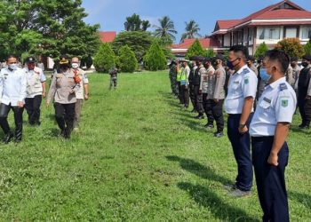 Wabup Bolmong Pimpin Apel Pasukan Operasi Ketupat Samrat 2021