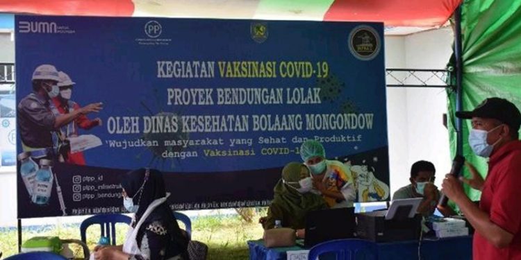 Kiprah PT PP (Persero) Tbk Proyek Bendungan Lolak Dalam Penanganan Covid-19