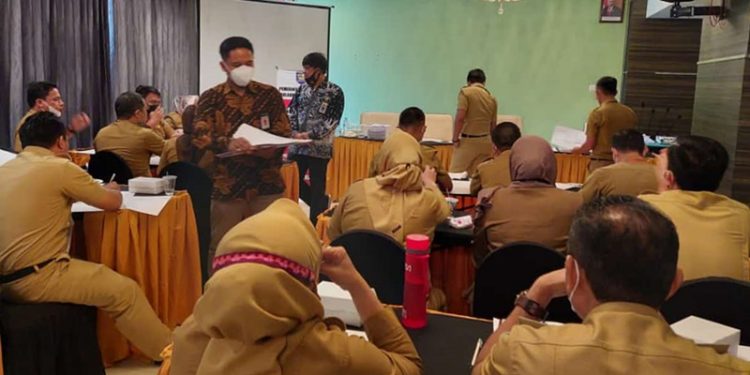 Peserta Lelang Jabatan Pemkab Bolmong Ikut Assesment
