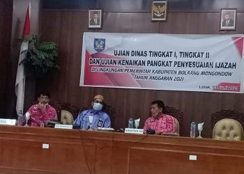 67 ASN Bolmong Ikut Ujian Dinas