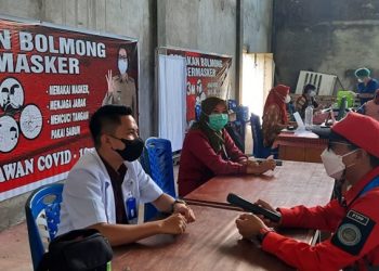 213 Pekerja di PT PP (Persero) Tbk Proyek Bendungan Lolak Divaksin Tahap Dua