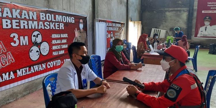 213 Pekerja di PT PP (Persero) Tbk Proyek Bendungan Lolak Divaksin Tahap Dua