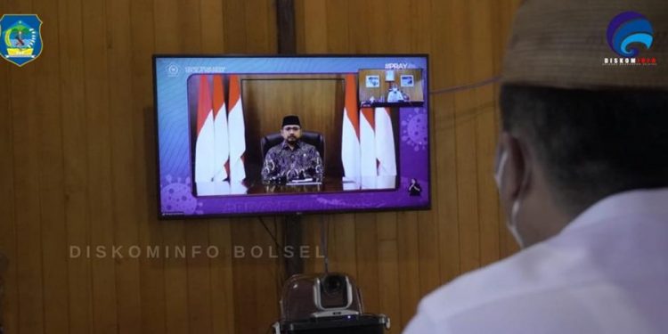 Bupati Bolsel Ikut Doa Bersama Dengan Presiden