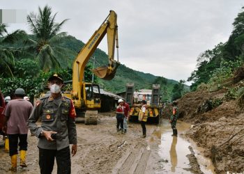 Jalur Trans Sulawesi Bolmong – Kotamobagu Kembali Normal