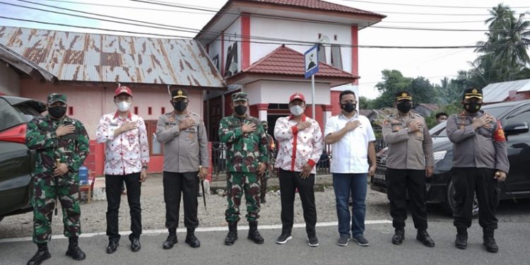 Sambut Kunjungan Kapolda Sulut dan Danrem 131 Santiago, Iskandar: Pemkab Bolsel Tetap Bersinergi Bersama TNI-Polri