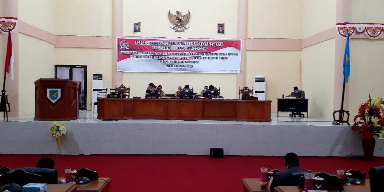 DPRD Bolmong Bahas Ranperda  APBD Tahun 2020