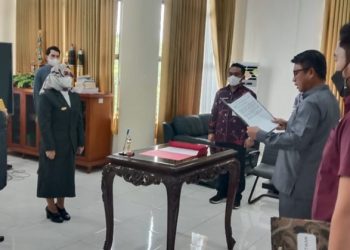 Yasti Tunjuk Marwiyah Paputungan Sabagai Kabag Umum