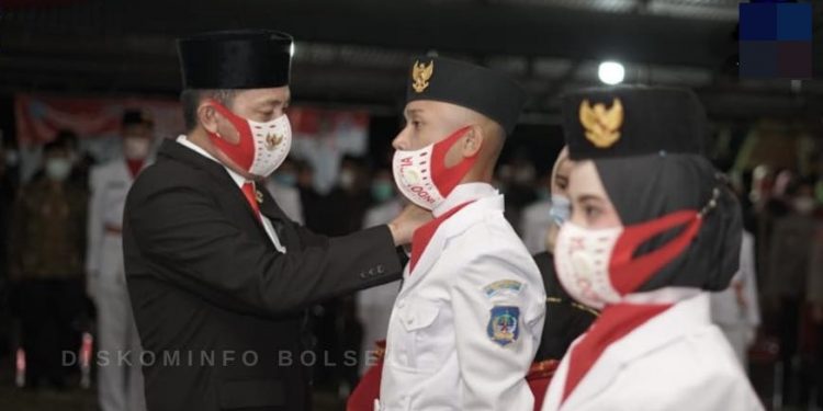 33 Anggota Paskibraka Kabupaten Bolsel Dikukuhkan