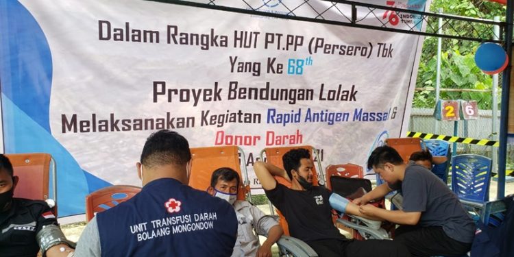 HUT PT PP ke 68, 520 Karyawan Swab Massal dan Donor Darah